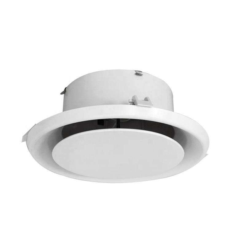 Round Ceiling Diffuser Plastic Quality Ventilation Equipment